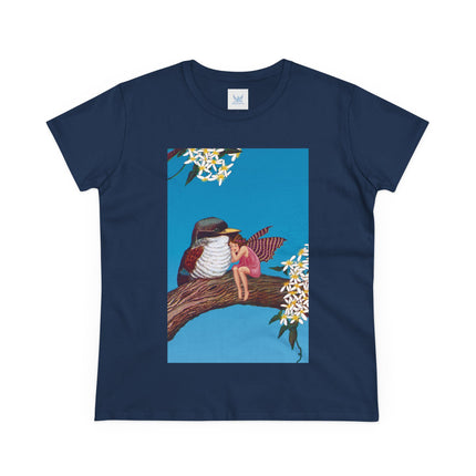 Magnolia Fairy and the Woodland Bird Cotton Tee