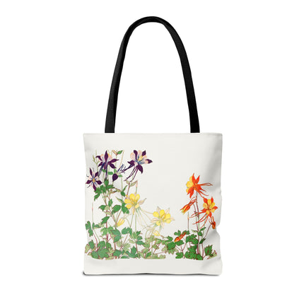 Aquilegia Flower by Tanigami Kônan Tote Bag (AOP)
