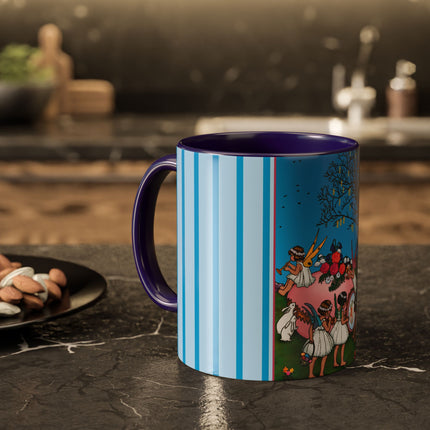 Enchanted Easter Gathering Colorful Mugs (11oz, 15oz)