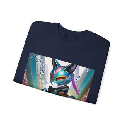 Cyberpunk Chic Unisex Heavy Blend™ Crewneck Sweatshirt