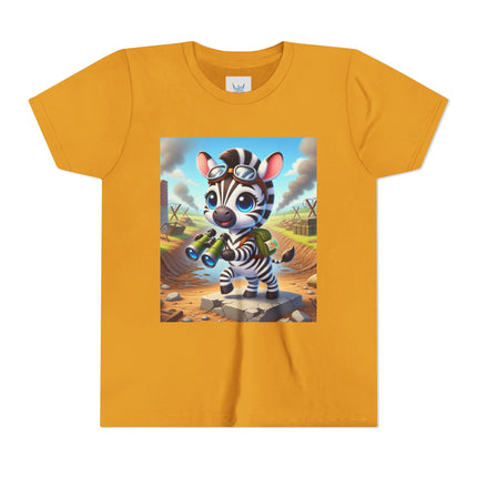 Zebra Lookout Youth Short Sleeve Tee