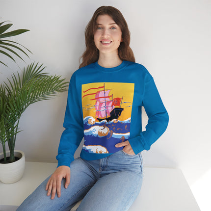 Golden Seas and Whimsical Dreams Heavy Blend™ Crewneck Sweatshirt