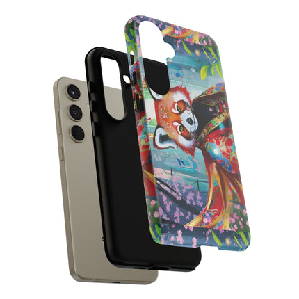 Cybernetic Red Panda Phone Cases