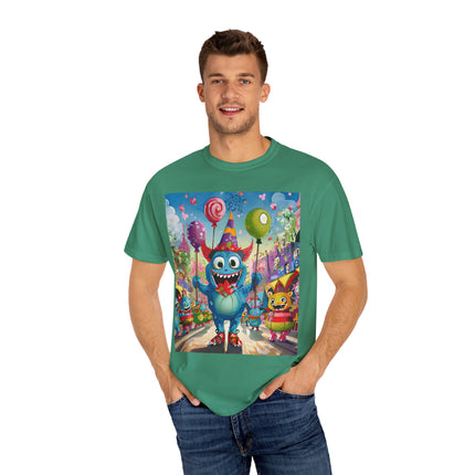 Monster Parade Madness Unisex Garment-Dyed T-shirt