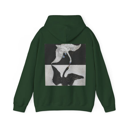 The Swan by Hilma af Klint Heavy Blend™ Hooded Sweatshirt