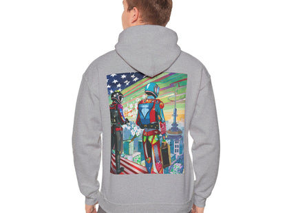 NSA Cyber Punk Computer Hacking Team – Heavy Blend™ Hooded Sweatshirt