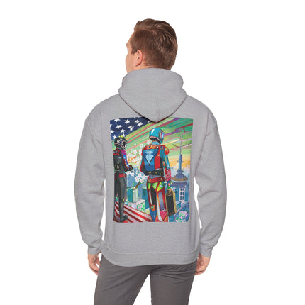NSA Cyber Punk Computer Hacking Team – Heavy Blend™ Hooded Sweatshirt