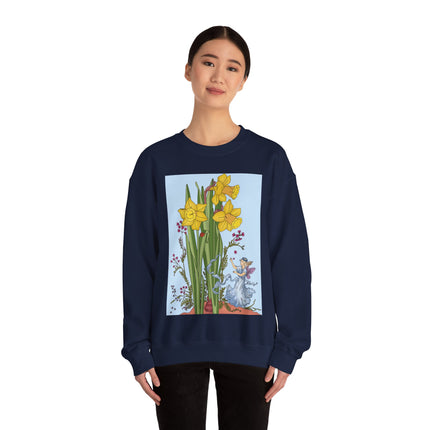Daffodil Fairy Unisex Heavy Blend™ Crewneck Sweatshirt