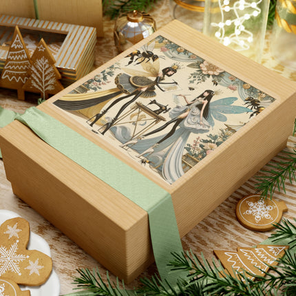 🧚✨ The Quiet Work of Fairies Kiss-Cut Sticker – Enchanted Atelier & Gentle Magic