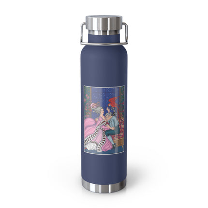 The Jealous Parrot by George Barbier Copper Vacuum Insulated Bottle, 22oz