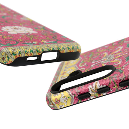 Pink Floral Pattern by Owen Jones Phone Cases