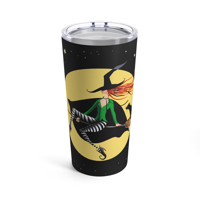 A Witch’s Moonlit Flight Tumbler 20oz