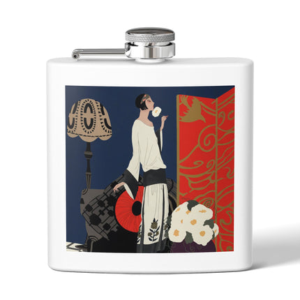 Art Deco Flapper Flask – Elegant Sip & Timeless Style