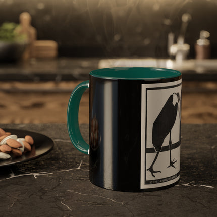 A Lame Marabou by Samuel Jessurun de Mesquita Colorful Mugs, 11oz