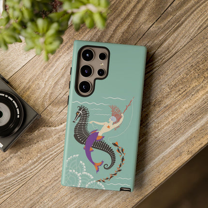 Mermaid on Seahorse Phone Case – Mythic Ocean Grace
