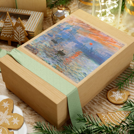 Sunrise by Claude Monet Kiss-Cut Stickers (4 Sizes)