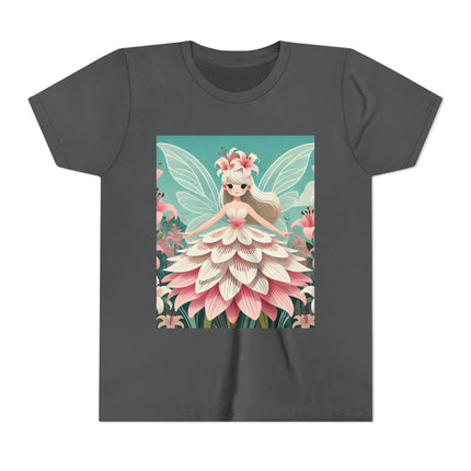 Lily Fairy in Bloom Youth Short Sleeve Tee