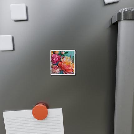 Peonies in Full Bloom Die-Cut Magnets (5 Sizes)