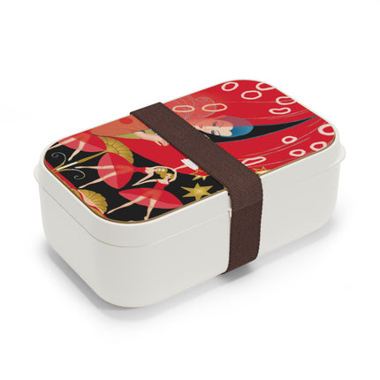 Golden Pierrot Behind Scarlet Veils Bento Lunch Box