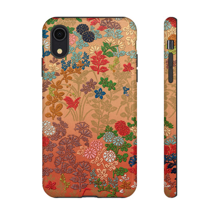 Ornamental Japanese Flower Pattern Phone Cases