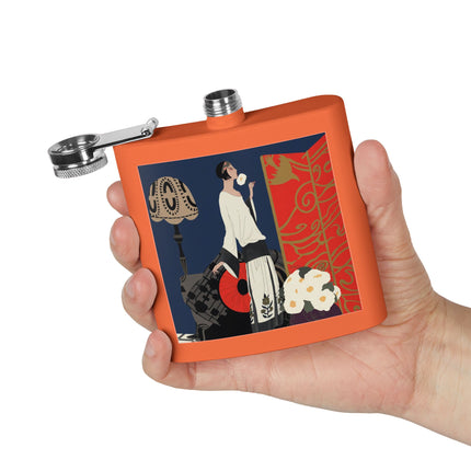 Art Deco Flapper Flask – Elegant Sip & Timeless Style
