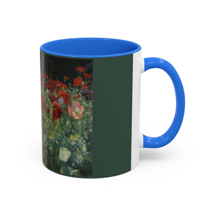 A Study of Poppies for Carnation, Lily, Lily, Rose by John Singer Sargent Colorful Mugs (11oz, 15oz)