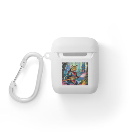 Cyberpunk Leopard AirPods Case Cover