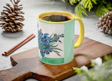 Irises by Vincent Van Gogh Colorful Mugs (11oz, 15oz)