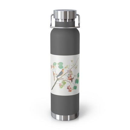 Orange-Headed Ground Thrush by Shaikh Zain al–Din Copper Vacuum Insulated Bottle, 22oz