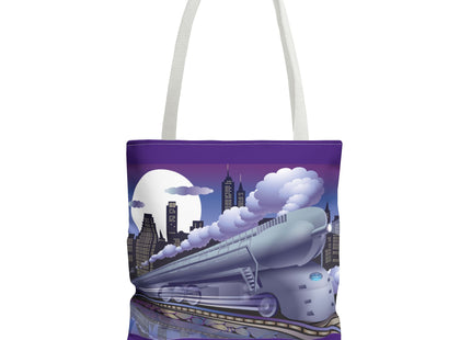 The Art Deco Bullet Train Tote Bag (AOP)
