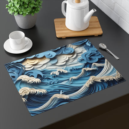 Dramatic Ocean with Crashing Waves Placemat, 1pc