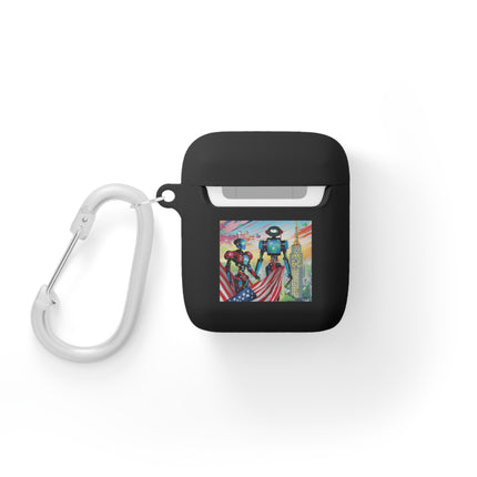 High Fashion Cyberpunk CIA Robots AirPods Case Cover