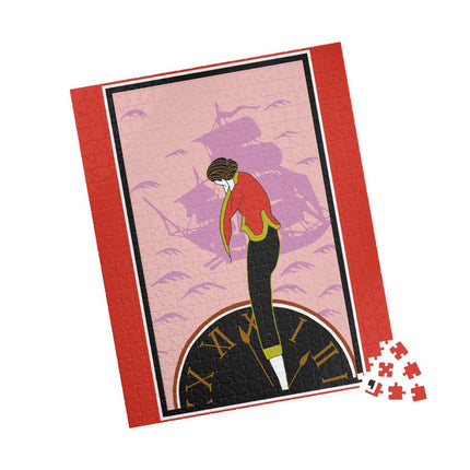 Woman Waiting for her Beloved at 1:59 by Kobayashi Kaichi Puzzle (110, 252, 500-Piece)
