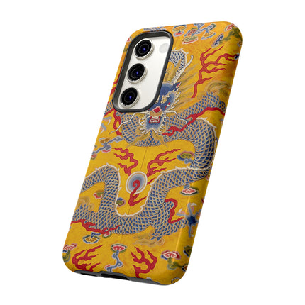 Majestic Dragon Regalia – Imperial 12-Symbol Robe Phone Cases