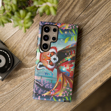 Cybernetic Red Panda Phone Cases