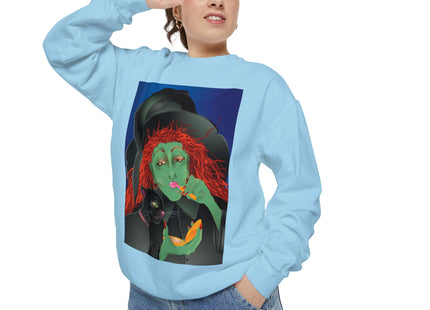 Mirror, Mirror A Witch's Touch Unisex Garment-Dyed Sweatshirt