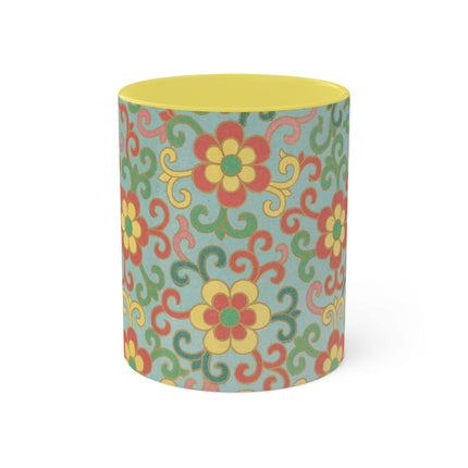 Examples of Chinese Ornament, Pl.09 by Owen Jones Colorful Mugs, 11oz