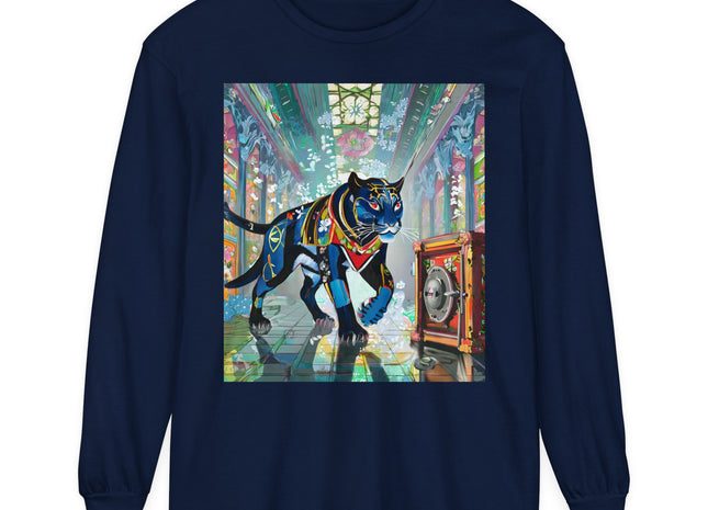 Cyber Panther's Hunt Long Sleeve T-Shirt