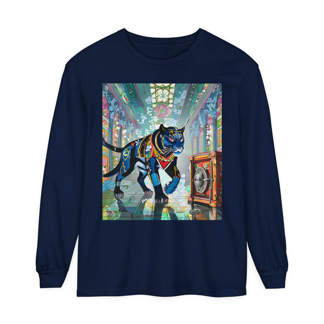 Cyber Panther's Hunt Long Sleeve T-Shirt