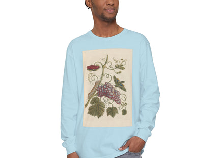Botanical Pl.49 by Maria Sibylla Garment-dyed Long Sleeve T-Shirt