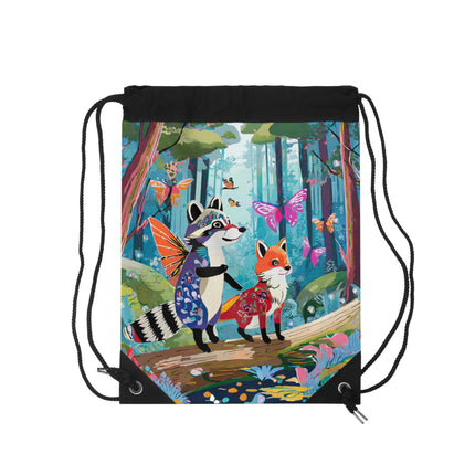 Whimsical Woodland Drawstring Bag