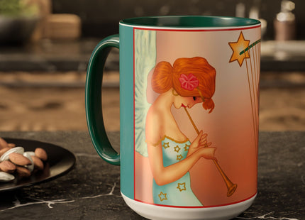 Heavenly Angel Duet Colorful Mugs (11oz, 15oz)