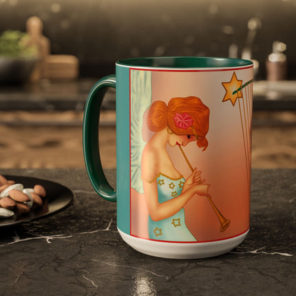 Heavenly Angel Duet Colorful Mugs (11oz, 15oz)