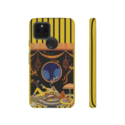 Falbalas et fanfreluches La paresse (Laziness) by George Barbier Phone Cases