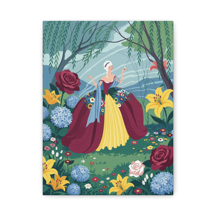🌹🌿 The Willow Garden Promenade Placemat – Art Deco Floral Elegance