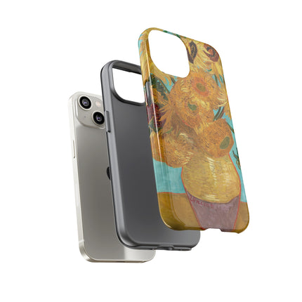 Vase with Twelve Sunflowers by Vincent Van Gogh Phone Cases