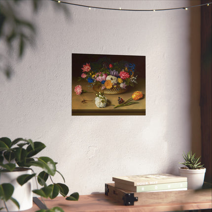 Flower Still Life by Ambrosius Bosschaert Matte Horizontal Posters
