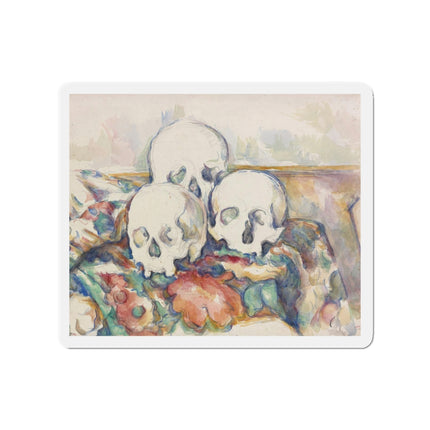 The Three Skulls by Paul Cézanne Die-Cut Magnets (5 Sizes)