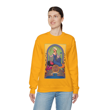 December & Tanzanite (from the Gem Series) by Sofia Chiostri Heavy Blend™ Crewneck Sweatshirt