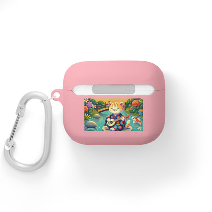Melodic Kitten by the Koi Pond AirPods and AirPods Pro Case